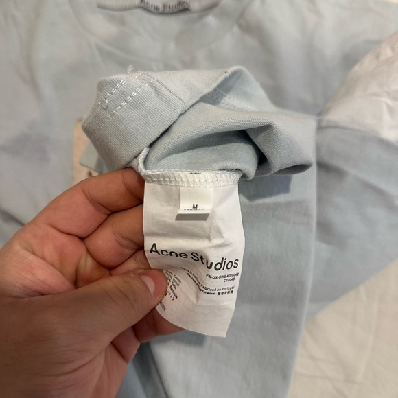 Acne Studios blue and white long sleeve shirt - Picture 6 of 6